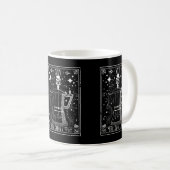 De Moka Pot Koffie Tarotkaart Koffiemok (Voorkant rechts)