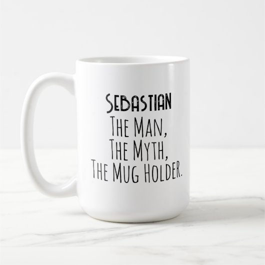 De mokhouder mok voor vader of echtgenoot, vriend (Links)