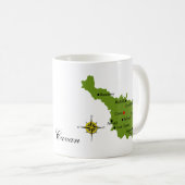 De Mokken van de Kaart van Cavan van de provincie (Voorkant rechts)