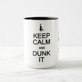 De mokken van de Kalm houden & van de Dunk - kies (Midden)