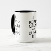 De mokken van de Kalm houden & van de Dunk - kies (Voorkant links)