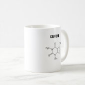 De Molecule van de cafeïne Koffiemok (Voorkant rechts)
