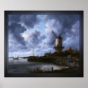 De molen bij Wijk bij Duurstede Poster