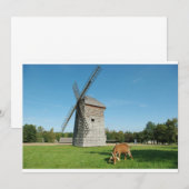 De molen en een geit - uitnodiging (Voorkant / Achterkant)