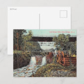 De molen, Glen Ridge, New Jersey 1909 Briefkaart (Voorkant / Achterkant)