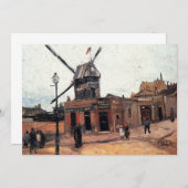 De molen van de galette door Vincent van Gogh (Voorkant / Achterkant)