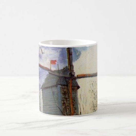 De molen van de Galette door Vincent van Gogh Koffiemok (Center)