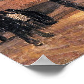 De molen van de Galette door Vincent van Gogh Poster (Hoek)