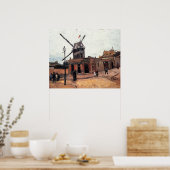 De molen van de Galette door Vincent van Gogh Poster (Keuken)