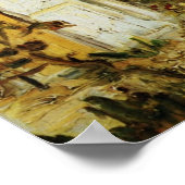 De molen van de Galette door Vincent van Gogh Poster (Hoek)