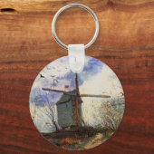 De molen van de Galette door Vincent van Gogh Sleutelhanger (Voorkant)