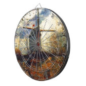 De molen van de Galette Van Gogh Dartbord (Voorkant Rechts)