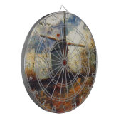 De molen van de Galette Van Gogh Dartbord (Voorkant Links)