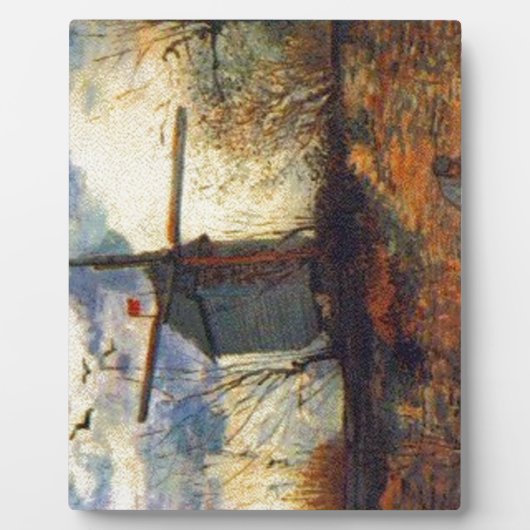 De molen van de Galette Van Gogh Fotoplaat (Voorkant)