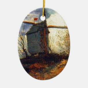 De molen van de Galette Van Gogh Keramisch Ornament