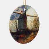 De molen van de Galette Van Gogh Keramisch Ornament (Rechts)