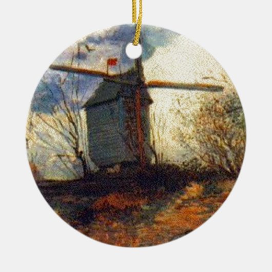 De molen van de Galette Van Gogh Keramisch Ornament (Voorkant)