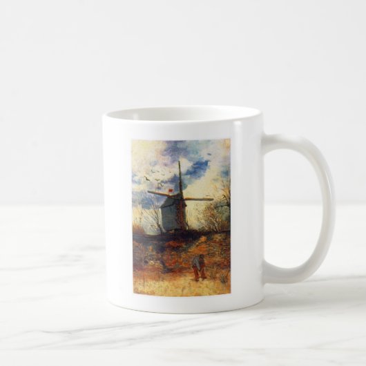 De molen van de Galette Van Gogh Koffiemok (Rechts)