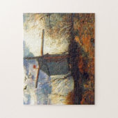 De molen van de Galette Van Gogh Legpuzzel (Verticaal)
