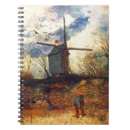 De molen van de Galette Van Gogh Notitieboek (Voorkant)