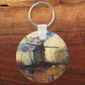 De molen van de Galette Van Gogh Sleutelhanger (Voorkant)