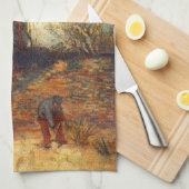De molen van de Galette Van Gogh Theedoek (Quarter Fold)
