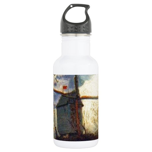 De molen van de Galette Van Gogh Waterfles (Voorkant)