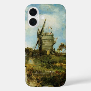 De molen van de Galette van Vincent van Gogh iPhone 16 Hoesje