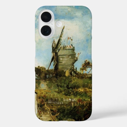 De molen van de Galette van Vincent van Gogh Case-Mate iPhone Case (Achterkant)