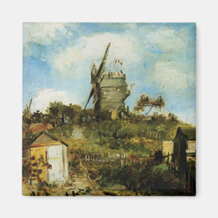 De molen van de Galette van Vincent van Gogh Magneet