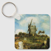 De molen van de Galette van Vincent van Gogh Sleutelhanger (Voorkant)