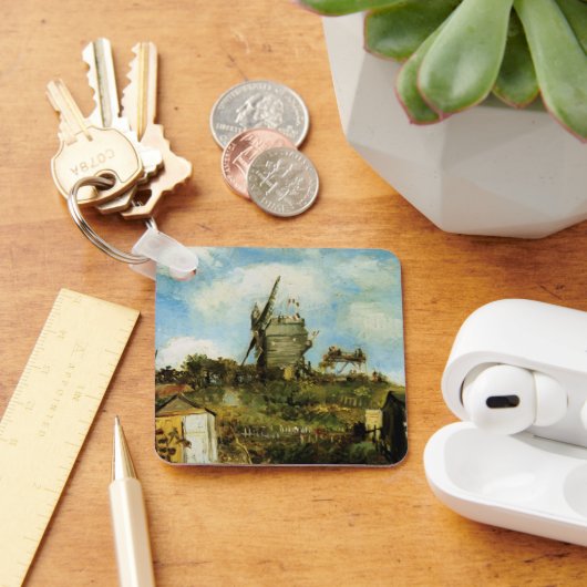 De molen van de Galette van Vincent van Gogh Sleutelhanger (Bureau)