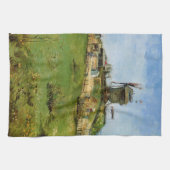 De molen van de Galette van Vincent van Gogh Theedoek (Horizontaal)