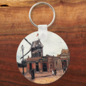 De molen van La Galette door Vincent van Gogh Sleutelhanger (Voorkant)
