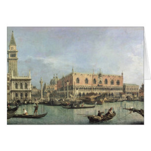 De Molo en de Piazzetta San Marco, Venetië (olie