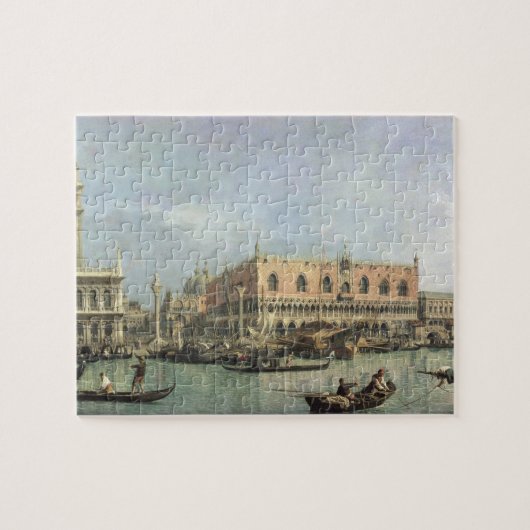 De Molo en de Piazzetta San Marco, Venetië (olie Legpuzzel (Horizontaal)