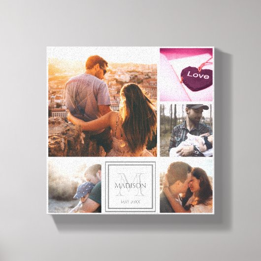 De momenten vastleggen canvas afdruk (Voorkant)