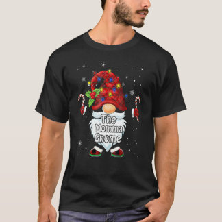 De Momma Gnome-kerstfamilie T-shirt