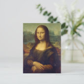 De Mona Lisa Briefkaart (Staand voorkant)