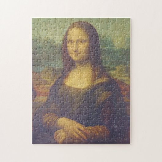 De Mona Lisa door Leonardo Da Vinci Fijne Kunst Legpuzzel (Verticaal)