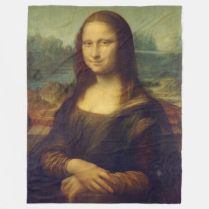 De Mona Lisa Fleece Deken