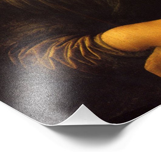 De Mona Lisa Foto Afdruk (Hoek)