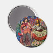 De Mona Lisa in Liefde Magneet (Voorkant / Achterkant)