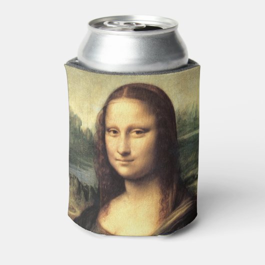 De Mona Lisa Leonardo da Vinci Blikjeskoeler (Blikje Achterkant)