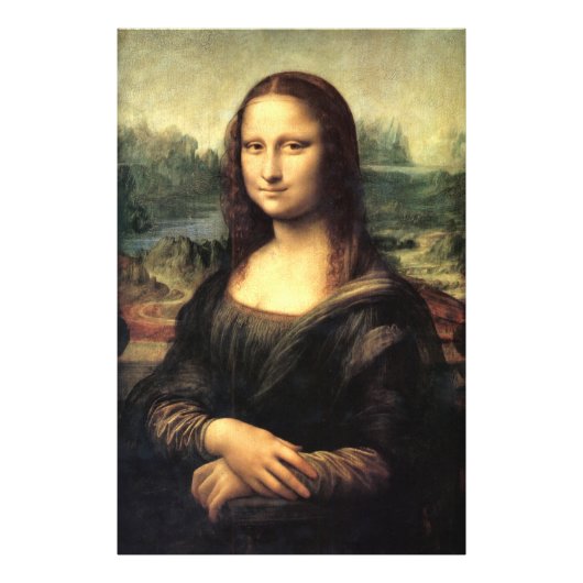 De Mona Lisa Leonardo da Vinci Foto Afdruk (Voorkant)