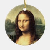 De Mona Lisa Leonardo da Vinci Keramisch Ornament (Voorkant)