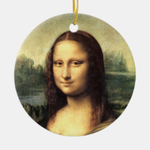De Mona Lisa Leonardo da Vinci Keramisch Ornament