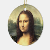 De Mona Lisa Leonardo da Vinci Keramisch Ornament (Links)
