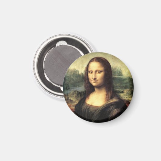 De Mona Lisa Leonardo da Vinci Magneet (Voorkant / Achterkant)