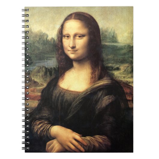 De Mona Lisa Leonardo da Vinci Notitieboek (Voorkant)